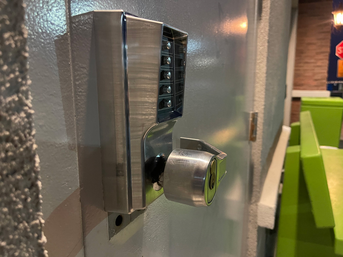 Security door locks